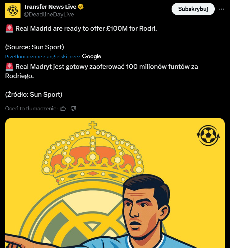 HIT! Real Madryt chce ZAOFEROWAĆ 100 MLN FUNTÓW za pomocnika Manchesteru City!